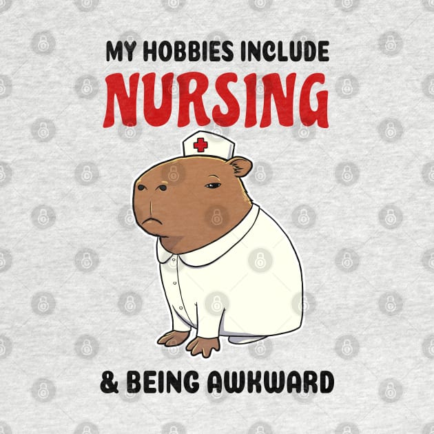 My hobbies include Nursing and being awkward Capybara by capydays